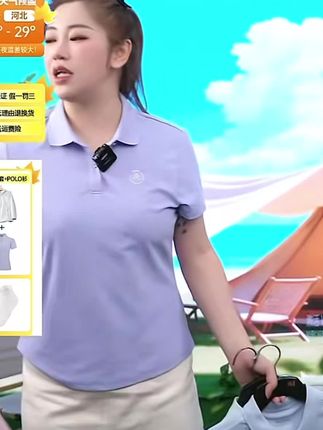 361°【吸湿排汗】polo衫女款夏季2025女士t恤百搭休闲短袖流光风#t恤穿搭 #运动穿搭 #361度