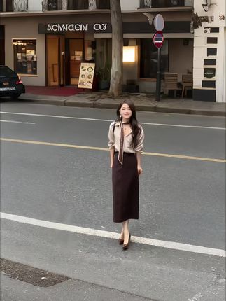 #创作灵感 #气质显瘦穿搭#高级感穿搭#衬衫#半身裙
