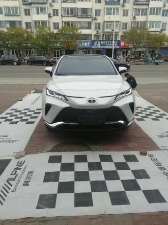 丰田威飒原车屏加装阿尔派360度倒车影像,无损安装,不改线路!#360全景影像