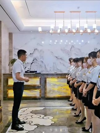 美容院养生中式复古风高端气质工作服女足疗足浴技师服套装春夏天#技师服 #足浴按摩 #养生spa #足疗技师 #采耳