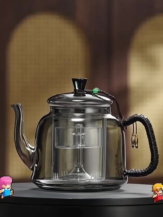 2025新款 耐 高 温 玻璃茶壶泡茶家用单壶烧水蒸煮茶器电陶炉 专 用 茶具#烧水壶 #玻璃茶具 #家居好物 @巨量千川