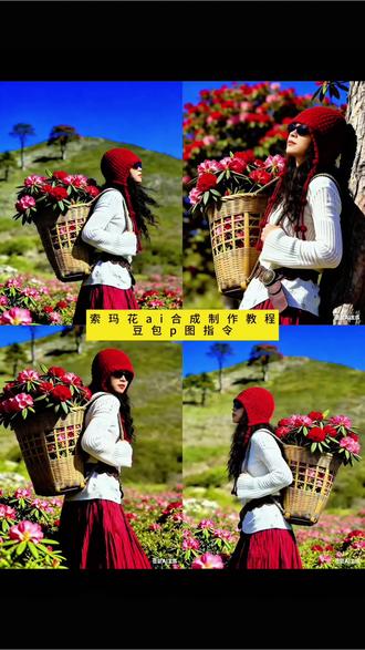 你们找的索玛花ai合成制作教程来了#豆包ai#豆包出大片有两把刷子