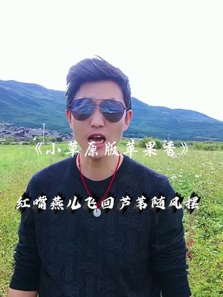 红嘴雁儿飞回芦苇随风摆…小草原版《苹果香》上演了#热门 #正能量