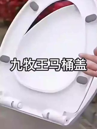 JOXOMW马桶盖家用通用加厚缓降坐便盖老式UVO型马桶垫圈坐便器盖#马桶盖 #家用马桶盖 #马桶垫圈 #坐便器盖