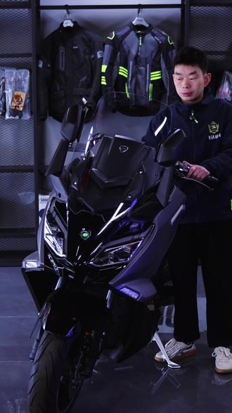 现在的踏板车仪表功能到底有多智能?! #摩托车 #赛科龙RT5