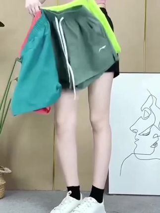 【清仓捡漏】李i宁科技专业运动短裤男女情侣款健身跑步速干三分裤是不是上错价格了,搞这么大!!  #夏季新款 #五分裤 #短裤 #男士休闲裤 #男裤.