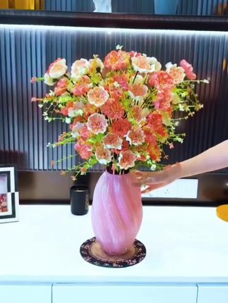 #仿真花 也可以很浪漫长久!#仿真杜鹃花 #粉蝶 #杜鹃花 #花与生活
