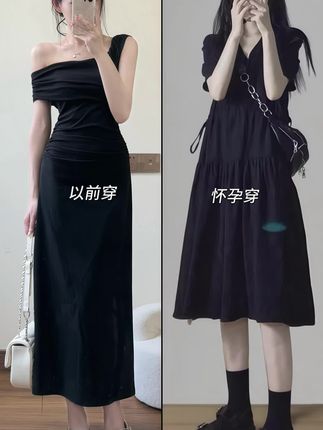 #孕期连衣裙 #时尚孕妈 #一个身体两个心跳 #时尚孕妇装 #孕期穿搭
