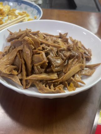 炒笋干,下酒菜!
