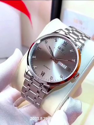 爱沃驰#男士手表 #机械表 夜光#时尚高档男表