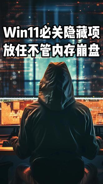 Win11必关隐藏项放任不管内存崩盘 #电脑 #电脑知识 #电脑装机 #电脑小技巧 #电脑配置
