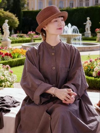 #连衣裙#袍子#文艺复古穿搭 @DOU+小助手 #今天穿什么 #爆款热卖中