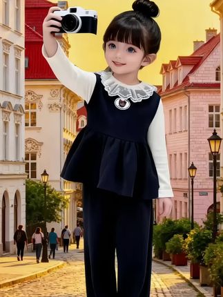 #女童穿搭 #女童套装 #潮童穿搭 #每日穿搭 #骗你生女儿