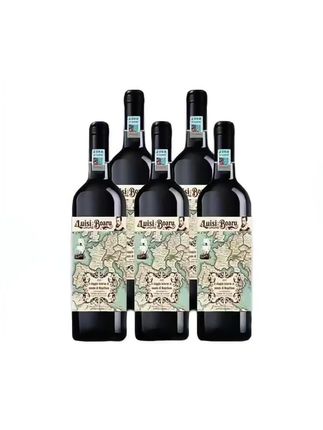 意大利进口18度路易斯博阿鲁.麦哲伦环游精品风干葡萄酒750ML*6瓶#进口红酒 #干红葡萄酒 #好喝不贵 #微醺时刻 #爆款热卖中