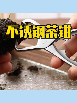 #不锈钢茶钳 不锈钢茶钳茶砖铁柄茶剪茶普洱撬茶刀茶针茶夹套茶道配件碎茶器 #碎茶器 #茶钳 #茶剪 #实用