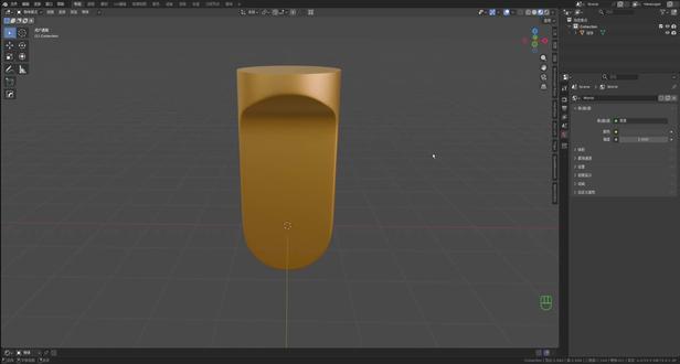 Blender 零基础,5 分钟制作渐变圆角立柱! 一体成型单侧内凹渐变圆角立柱,平滑修改器消除硬边、细分无破面,导出 STL 直接 3D 打印,可做香薰、手办展示底座,欢迎评论区交流建模技巧!
