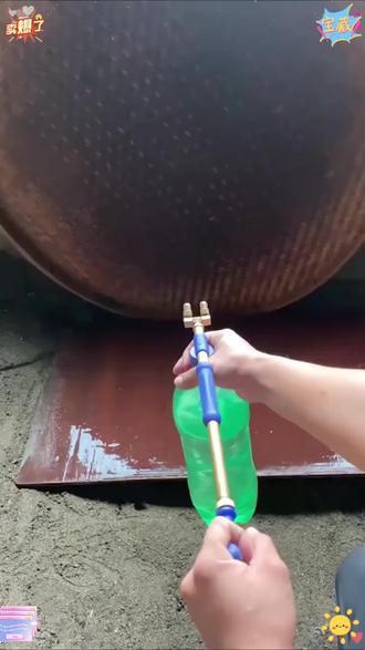 家用往复式可乐瓶喷雾器推拉可调节雾化抽拉杆浇花喷水壶浇花神器 #喷雾器 #花卉绿植 #养花 #绿植 #喷壶