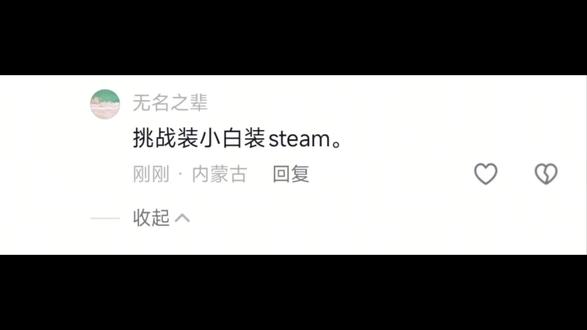 挑战装电脑小白安装steam。
一次不失误,直接安装。