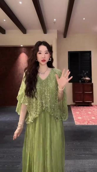 三吉黑花「5/29日20点」【明珠海】立体蕾丝珠管刺绣荷叶边连衣裙#连衣裙 #仙气穿搭 #夏日绝美仙女裙 #气质仙女裙甜美穿搭 #仙气飘飘长款连衣裙