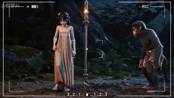 有这师傅在,猴哥比谁都老实啊。(西游·拳度西天路)第四集续集#西游梗传 #虚幻引擎美学 #视觉冲击ai视频 #黑唐僧