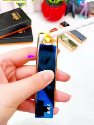 #上热门 #超薄防风打火机 #高档智能充电打火机 #好物推荐🔥