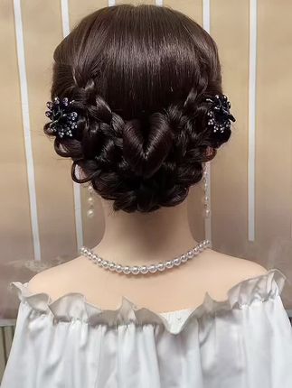#编发简单易学 #盘头发的技巧 #优雅时尚发饰 #简单好看发型 #时尚编发教程