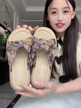 #这款女士凉鞋穿着是真好看#轻软舒适百搭显气质不累脚