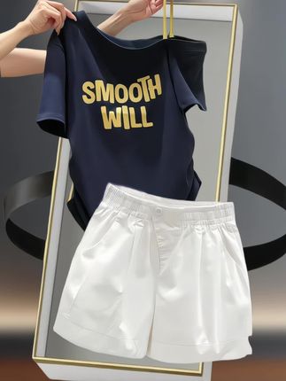 #夏季干净风穿搭 #夏季穿搭 #短裤穿搭 #夏日ootd穿搭 #休闲短裤