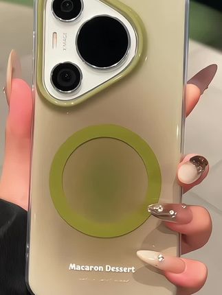适用华为pura70pro+新款手机壳高级感抹茶绿mate70pro磁吸晕染mate60pro渐变双层硅胶pura60情侣款保护套#晕染手机壳#时尚手机壳#渐变色手机壳#情侣款手机壳#小众手机壳