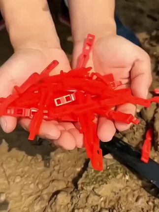 滴灌带毛管夹截流增压水带16滴灌带一寸微喷带卡封口农用滴灌卡扣#滴灌带末端卡扣#农民好帮手 #助力三农