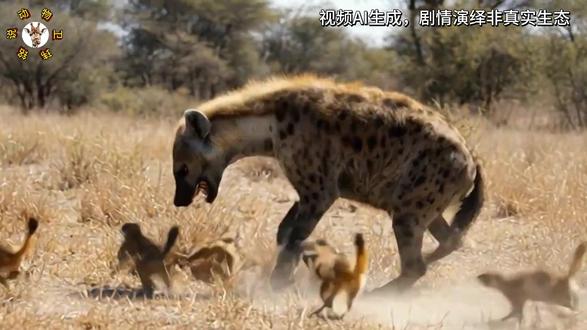笑不活了!鬣狗闯猫鼬地盘遭群殴,被揍到崩溃疯狂逃窜超解气 #动物 #动物世界 #野生动物 #鬣狗 #猫鼬