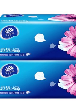 #抽纸 #纸巾 #面巾纸 #加厚纸巾 #抽纸推荐 维达超韧宿舍加厚可湿加量家用纸家庭装抽取式