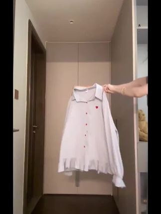 #长袖衬衫 #花苞裙 #蛋糕短裙 #洋气套装两件套