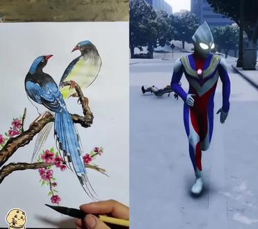 卡蜜拉找迪迦玩对不上暗号#简笔画画 #迪迦奥特曼 #卡蜜拉奥特曼 #奥特曼打怪兽 #奥特曼系列