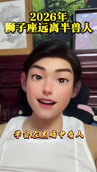 大道至简
2026给所有狮子座的一份忠告,请查收。
#狮子座 #情感共鸣 #2026 #大道至简