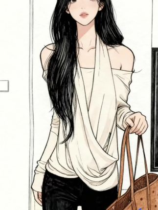 MARIE.COCO纯欲气质春秋穿搭一字肩挂脖长袖上衣女修身显瘦直筒裤#气质穿搭 #纯欲风 #御姐范儿  #高级感穿搭 #显瘦穿搭