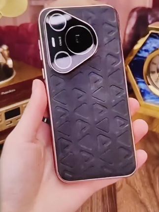 【自带镜头膜】适用华为Pura70Pro+高端羊巴皮手机壳Pura70全包防摔