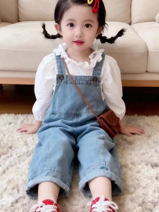 睡前帮女儿梳顺头发 她突然反手摸我发尾:“妈妈头发好软。”白天扎辫子的烦还没散被这小举动一暖心瞬间就甜了当妈真值 #生女儿就是用来打扮的 #骗你生女儿 #我的女孩#女童穿搭 #女童牛仔套装@上 热门@DOU+上热门