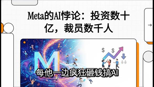 Meta酝酿新一轮大规模裁员,AI烧钱压力或逼退上万名员工 #标普500 #赚钱 #美股 #投资 #a股