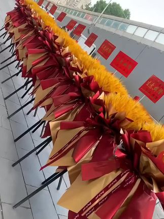 #开业大吉#大麦花篮 #开业大麦