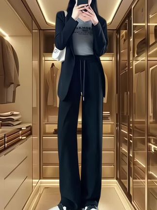 #无限回购的宝藏单品 #阔腿裤 #百搭裤子 #春秋裤子 #显高显瘦显腿长