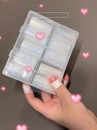 【幻彩星球】美甲盒装十卷多彩多类型转印纸转印胶系列日系ins镭射#美甲好物 #爱美甲 #美甲转印纸 #美甲镭射转印纸
