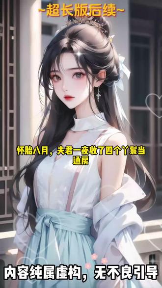 怀胎八月,夫君一夜收了四个丫鬟当通房后续加长版 #怀胎八月夫君一夜收了四个丫鬟当通房 #怀胎八月夫君一夜收了四个丫鬟当通房后续完整版 #苏荷沈君泽迎春半夏剪秋忍冬囡囡裴言澈后续 #怀胎八月,夫君沈君泽中了春药 。听说他一整晚泡在倒了十几桶冰的浴桶里,才疏解了药性。人人赞叹我好福气,沈君泽身为将军体力勇猛,宁愿自己憋坏,也不拿我当解药。直到我生产那日,我屋里的四个丫鬟同时怀了孕。问孩子父亲是谁,她们支支吾吾不肯说。我正要询问夫君该如何安置她们,婆母却喜不自胜,带着她们四个来让我喝妾室茶。“我儿子龙精虎猛,她们四个有福气,怀了我们沈家的骨肉,自然也该有个名分。”我这才恍然,原来那晚,沈君泽用她们解了春药。见我脸色煞白,沈君泽红着眼跪在我面前。荷荷,那晚我心疼你大着肚子,不忍心让你替我解药,没忍住便临幸了她们四个。”“她们被我破了身子又怀了孕,若我不负责,一生都要被毁。”“就算是她们孩子出生也只是庶子,不会动摇你的主母之位,不如就收她们当个通房吧。”我点了点头,递给他一纸和离书。“那就请将军签了字,放我回丹蚩吧。”#怀胎八月夫君一夜收了四个丫鬟当通房后续