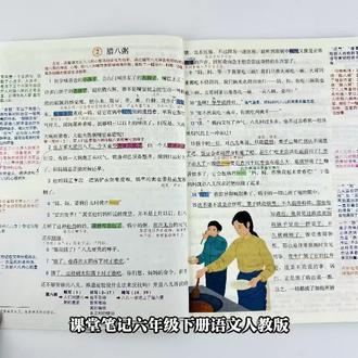 课堂笔记六年级下册语文人教版#小学语文 #学习辅导资料 #学习笔记 #六年级下册语文人教版 #课堂笔记总结