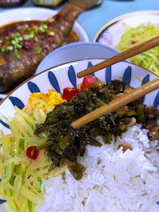 #下饭菜#油菜苔 拌饭小菜太好吃啦