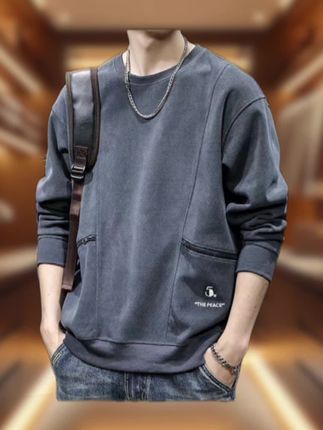 #拉链口袋卫衣#高端男装 #男生穿搭#简约大气  潮流穿搭#时尚潮流穿搭