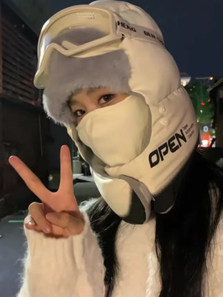 #保暖帽 #防水保暖帽 #防冻保暖面罩 #雷锋帽# 防冻保暖