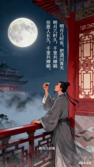 水调歌头·明月几时有
#诗词