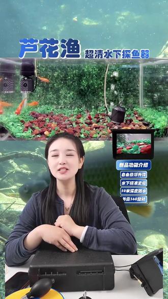 钓鱼总空军?试试能升降定位的夜视探鱼器!