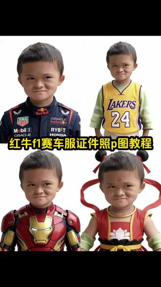 红牛f1证件照p图教程 红牛f1证件照p图指令#红牛敢死队 #红牛f1证件照p图教程 #即梦AI #aip图教程 #范小勤